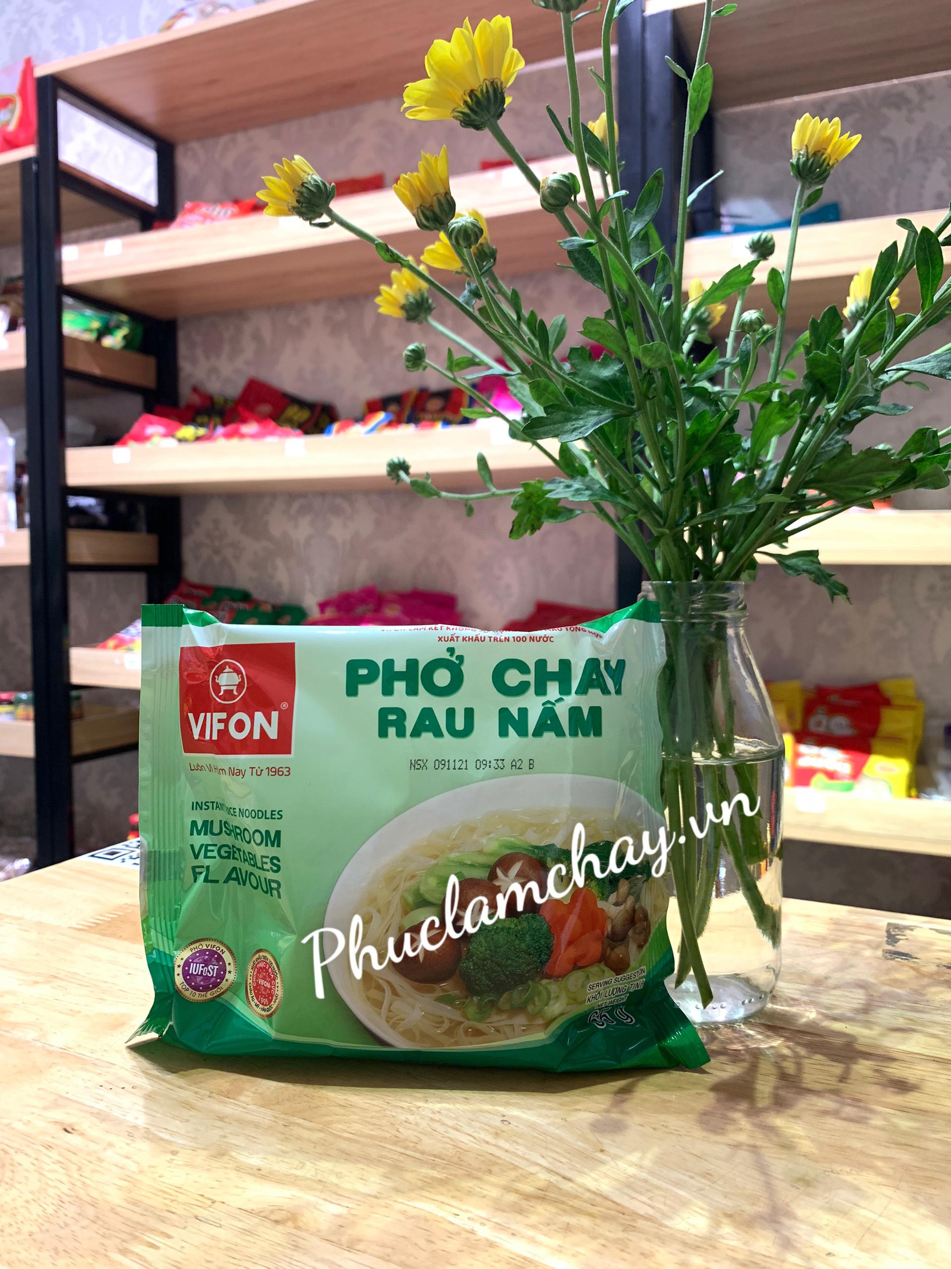 PHỞ CHAY RAU NẤM VIFON 65G